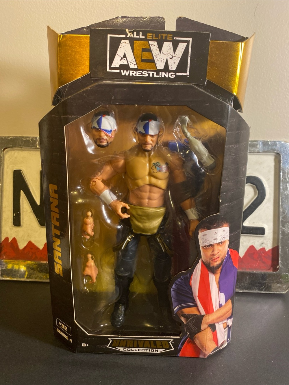 AEW Unrivaled‎ Collection Series #4 Santana 6" Action Figure Jazwares 2021 #32
